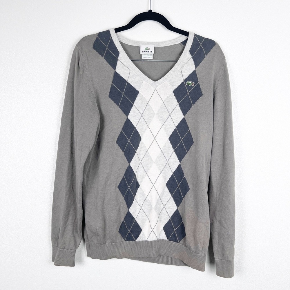 Lacoste‎ Men's Argyle Pullover Sweater
